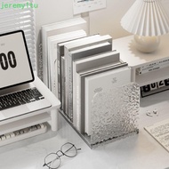 JEREMY Desktop Bookends, 4 Grid Luxury Divider Bookshelf, Book Storage Minimalism Simple Desk Storag