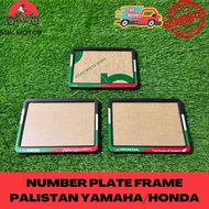 🔥【SBK MOTOR】Palistan Motorcycle Number Plate Frame | Papan Nombor Yamaha/Honda | Durable & Stylish