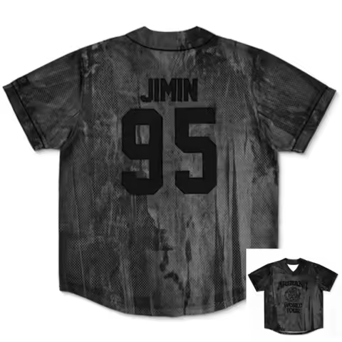 2026 Kpop J-Hope #94 BTS Arirang World Tour New Merch Unisex Jersey Oversized Breathable Men's Women