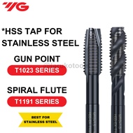 100% Original YG-1 SUS Machine Tap for Stainless Steel Gun Point (PO) Spiral Flute (SF) T1023 / T119