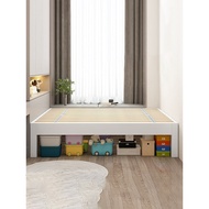 Bed Frame Tatami Bed No Headboard single bed frame Storage Bed Queen Bed Frame Backless Tatami Bed F