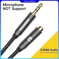 ESSAGER 3.5mm Male to Female HiFi TRS 3 Section Audio Jack Cable 2M - EYPY335-YYA0G
