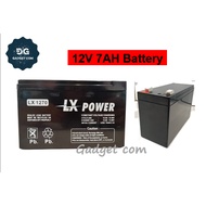 12V 7AH Rechargeable Seal Lead Acid Backup Battery - Autogate / Alarm