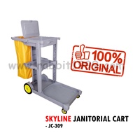 SKYLINE JANITOR CART (JC-309) -janitor cart / janitorial cart / JC309 / janitorial cart trolley / ja