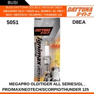 DOUBLE IRIDIUM SPARK PLUG D8EA MEGAPRO OLD/TIGER ALL SERIES/GL PRO/MAX/NEOTECH SCORPIO/THUNDER 125 5