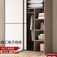 Rental Room Sliding-Free Door Wardrobe Explosive Solid Simple New Style Installation Household 2025 