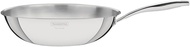 Tramontina Grano 28cm Wok, 18/10 Stainless Steel/Fully Clad/Induction,