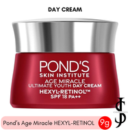 Ponds Age Miracle Day Cream 10g &amp; Ponds Age Miracle Night Cream 10g - Ponds Age Miracle Facial Treatment Cleanserr 100g