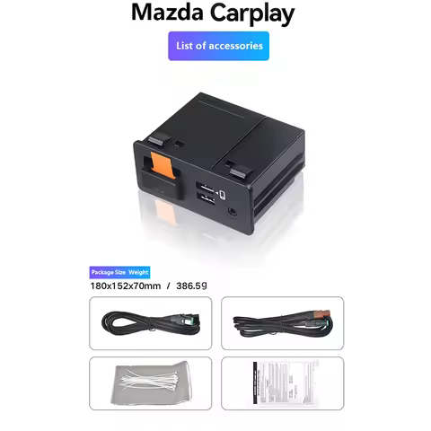 Upgrade P2 For Apple CarPlay Android Auto USB Adapter Hub OEM for Retrofit Mazda 2 3 6 CX30 CX5 CX8 