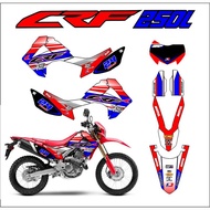 Honda CRF 250L decals sticker