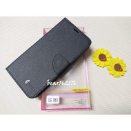 LG K51S 6.55 Inch/K61 6.53 Inch [Classic Style-Two-Color Series] Vertical Side Flip Protective Case/