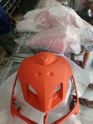 MATTE ORANGE MIO SPORTY/SOULTY 3PCS FENDER/COWLING/FRONT TOP COVER GENIUNE YAMAHA