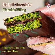 【Internet-Famous】Dubai Chocolate Pure Cococa Butter  Silky Rich Crispy Filling 0 Trans Fat Delicious