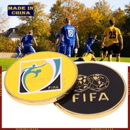 HIk Football Referee Flip Coin Portable Hard Alloy Coins Pick Side Soccer Flip Double Side Judge Soc