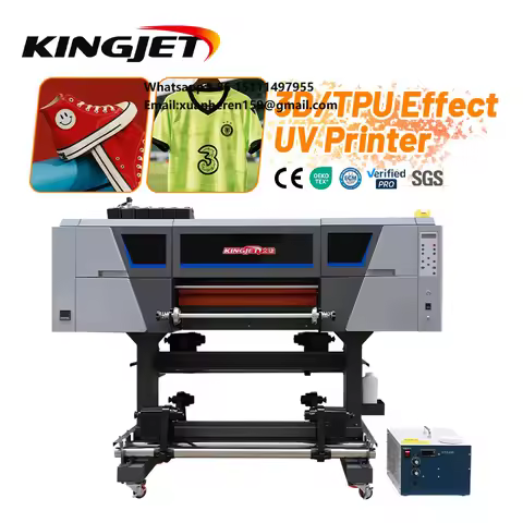 3d Uv Dtf Printer Label Sticker Uv 3d Puff Embroidery Dtf Printer Tpu for Clothing 3d Effect Texture