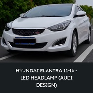 Hyundai Elantra 11-16 - LED Headlamp (Audi Design)