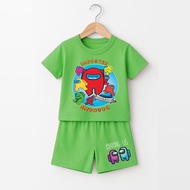 Jumbo Short Sleeve Amongus Boys' Imposter Picture Suit G-293