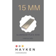 Hayken Aluminium Flat Bar Aluminium Plate Sheet (15mm)