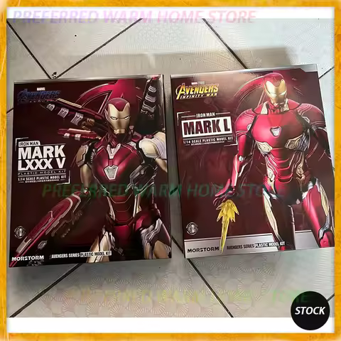 In Stock Originate MORSTORM Iron Man Mark 85 Mark 50 Assemble Model Toys Collectible Gift The Avenge