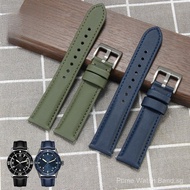 18/20/22mm Leather Nylon Replacement Watch Band for Bioceramic Scuba Fifty Fathoms Series Quick rele