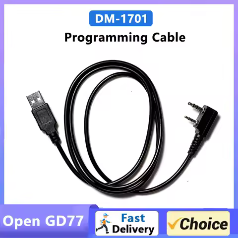 USB Programming Cable Baofeng DM-1701 Open GD77 For BF DMR Walkie Talkie DM-5R DM-1801 DM-1702 DM-17
