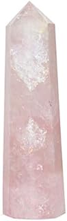 Rose Quartz Point Pencil Polished Massage Wand Obelisk 4-D014.5 Inch/ 10-D0111.4 Cm Wt.80-D0190 Gram
