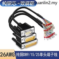 Industrial Grade DB9 Serial Port Cable Single Head 9 Pin Terminal Cable DB15 Parallel Port Cable DB2