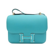 綠色 Epsom牛皮 Constance 24 康康包 A刻 銀扣【HERMES 愛馬仕】