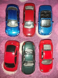 車仔 Maisto Realtoy Porsche 911 GT3 1/58 MAZDA RX8 AUDI A8 1/63 Volkswagen new beetle Peugeot 206cc Le