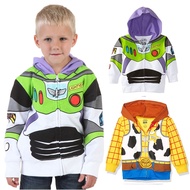 Kids Toddler Costume Zip Boys' Buzz Lightyear Toy Story Hoodie Jacket