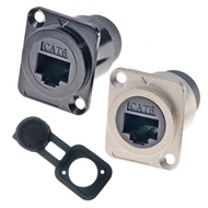 2Pcs forRJ45 DType Cat6 Female to Female Through Socket for Desktops and Tablets