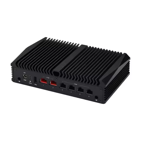 DIY Soft Router Gateway by Qotom Mini PC Q10900H6 Series N100/ i3-N305/ N150/ i3-N355 Processor 2x 1
