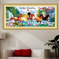 Ma Dao Thanh Cong cross-stitch painting (closed embroidery) MN0109(130x60)cm MN0110(180x80)cm