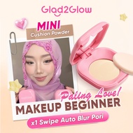 【NEW SIZE】Glad2Glow MakeUp Foundation Full Coverage TWC Compact Powder Oil Control Concealer Matte P