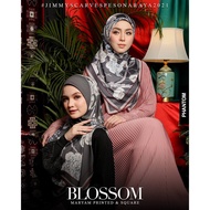 Maryam Printed Marble Blossom Raya 2021 JIMMYSCARVES Bidang 55 & Bidang 60