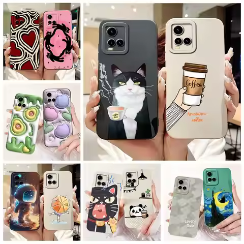 For Vivo Y21 Y21s Y21t Case Vivo Y33s 4G V2109 Stylish Candy Painted Phone Case For Vivo Y21s Y 21 t