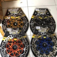 Original Disc Disc Racing Traction Disc Titanium Orange Black Gold biru 300mm 298mm Yamaha Jupiter Z