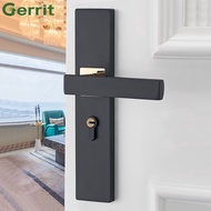 Aluminum Alloy Door Lock Bedroom Minimalist Door Handle Lock Core Anti-theft Silent Door Lock