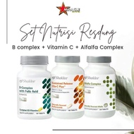 Shaklee Set Resdung Trial Repacked (Alfalfa 100's + Vita C 30's + B-complex 30's)