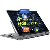 Lenovo Yoga 7 2-in-1 AI PC Laptop | 14" FHD+ IPS Touch | AMD Zen 4 8-core Ryzen 7 8840HS (>i7-12700H