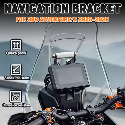 2025-2026 Motorcycle Navigation GPS Mount Bracket For 390 Adventure /X 390 ADV/X Stabiliser Mobile P