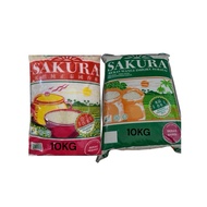 10kg Sakura Beras Wangi Phranang(red) , Borago (Green)/ 10kg樱花泰国公主香米(红) ,水晶香米(青)
