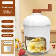 Manual Ice Shaver Machine - Create Fluffy Snow Ice For Desserts & Drinks Handheld Crusher For Bings