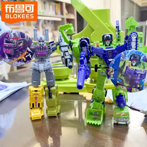 In Stock Blokees Devastator Defender Version 123 Series Bruticus Defender Version 456 Set Armored Ro