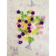 Transparent Lily Flower Beads - Clear Flower Beads - Colorful Clear Flower Beads