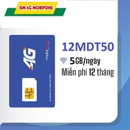 Sim 4G Mobifone Data Trọn Gói 1 Năm Không Cần Nạp Tiền Tặng 5Gb/ngày Thả ga Truy Cập Internet Xem P