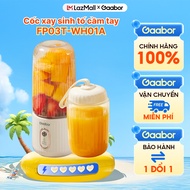 Nâng cấp - Cốc xay sinh tố cầm tay mini Gaabor FP03T-WH01A 350ml công suất 50W ly máy xay nhỏ gọn ti