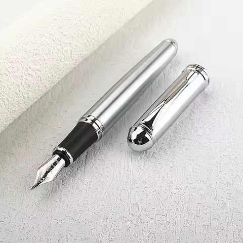 JINHAO 750 Fountain Pen EF F Nib 0.38mm 0.5mm metal Ink Pen Converter For Christmas School Supplies 