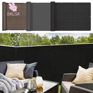 BALSA Balcony Shade Cloth, 3/5/6M Waterproof Sun Shading Sails, Multi-functional Fence Patio Protect