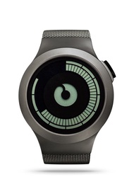 <電子夜光顯示>宇宙土星系列腕錶 SATURN (青銅/Gunmetal)